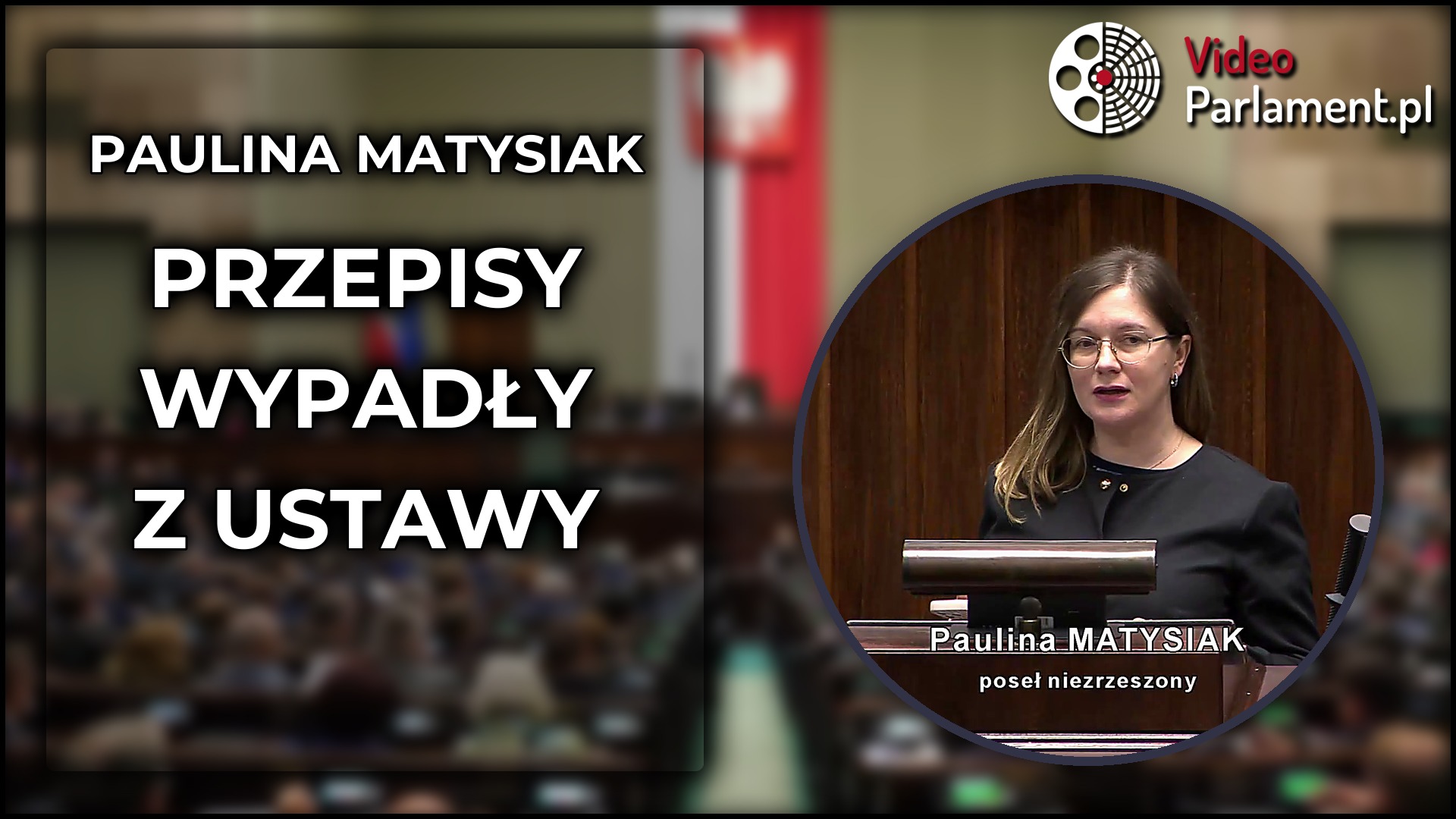 Paulina Matysiak: Rząd PR-owo rozwiązuje problem