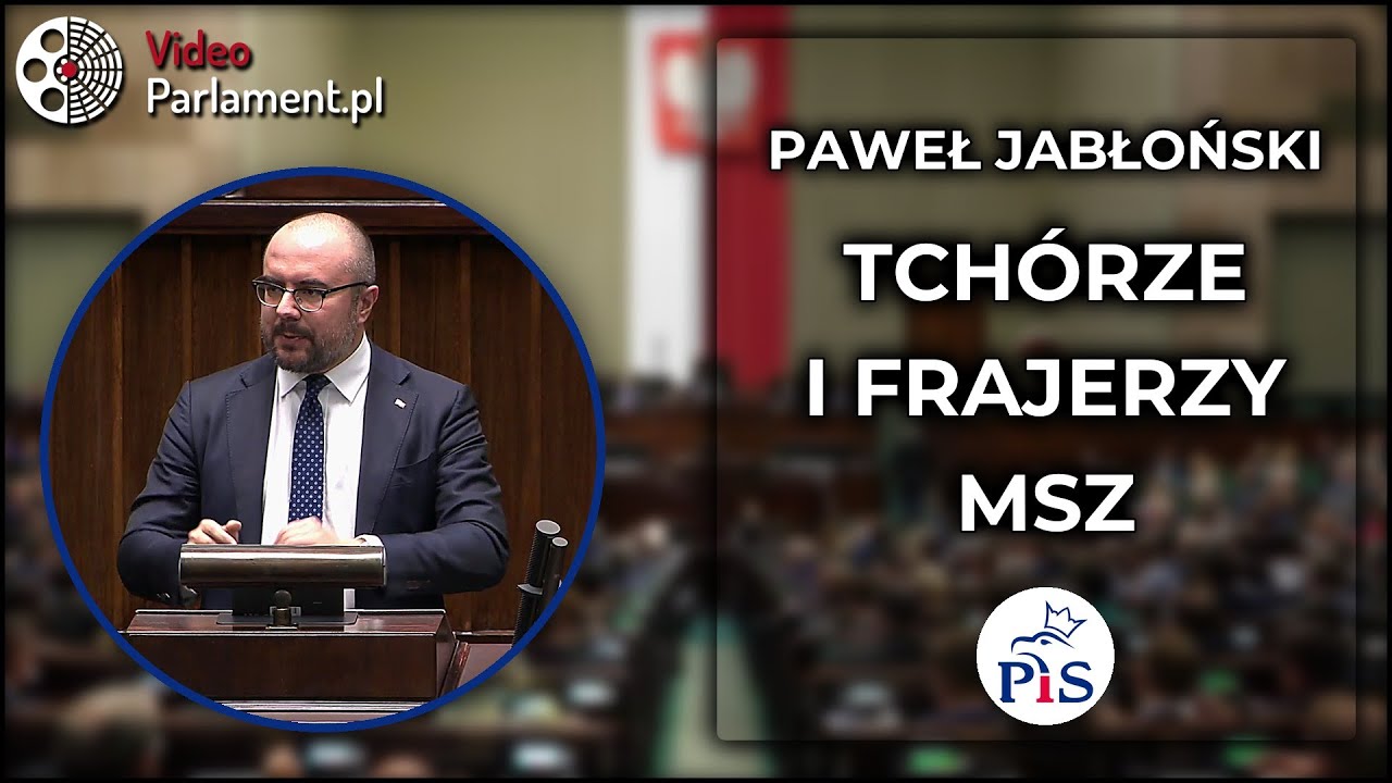 Paweł Jabłoński: Tchórzostwo i frajerstwo w MSZ