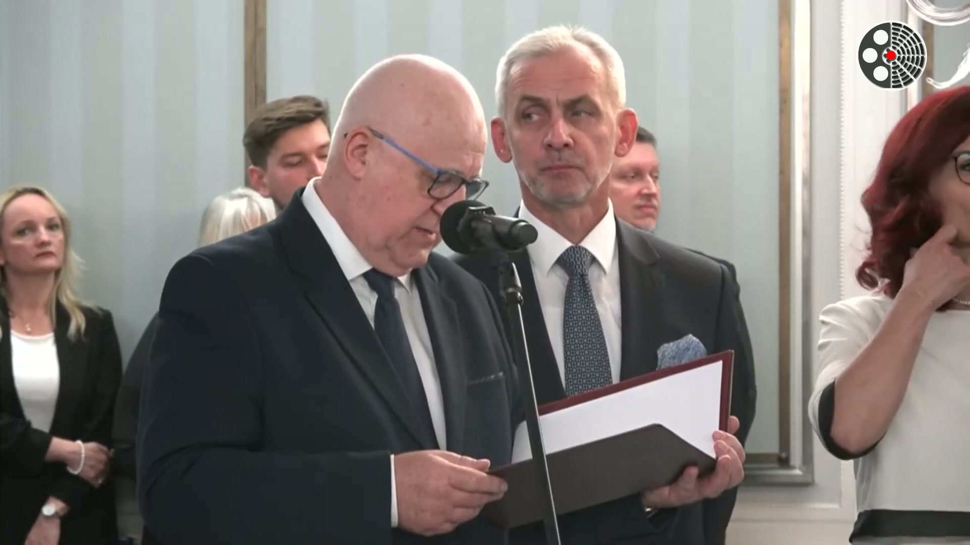 Piotr Polak - wręczenie zaświadczenia o wyborze z 26.10.2023