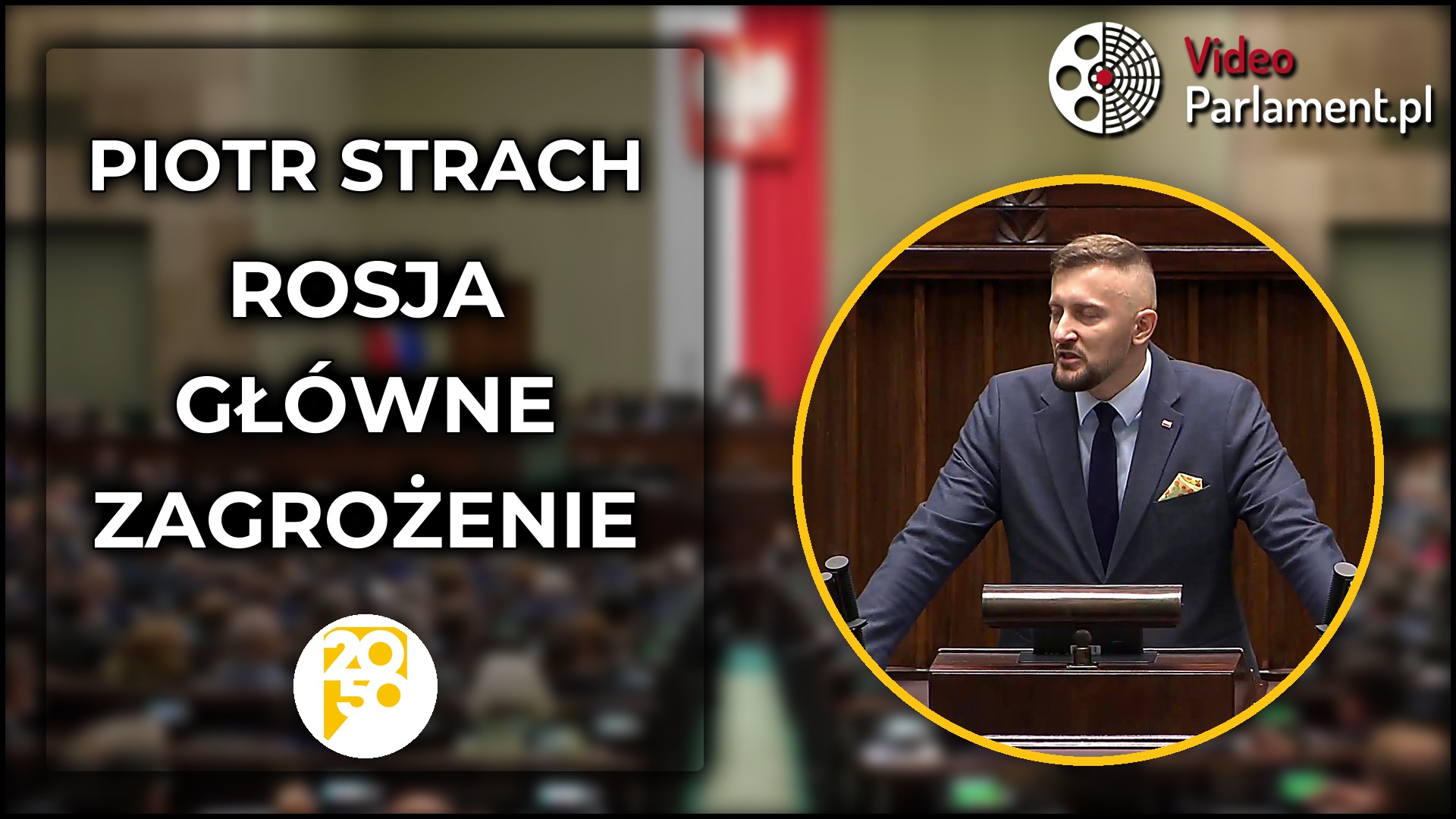 Piotr Strach apeluje o jedność wobec zagrożenia z Rosji