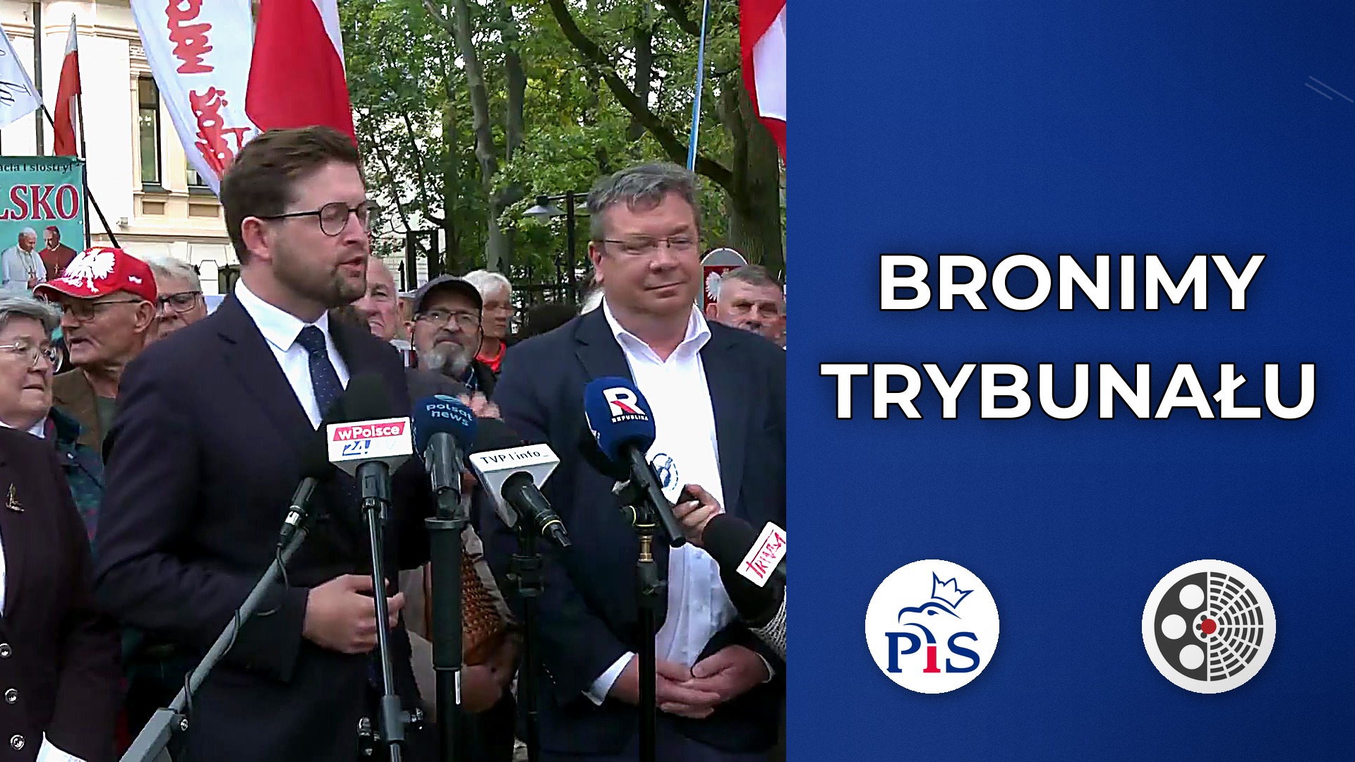 Posłowie PiS: "Bronimy Trybunału przed bandą Tuska"