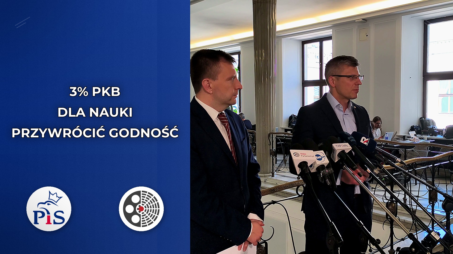 PiS: 3% PKB dla nauki - Schreiber i Warchoł żądają zmian