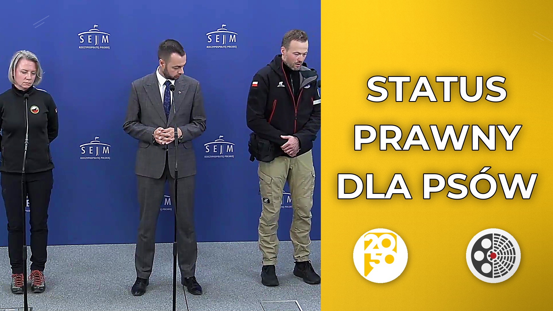 Polska 2050: Projekt ustawy nadaje status prawny psom ratownikom