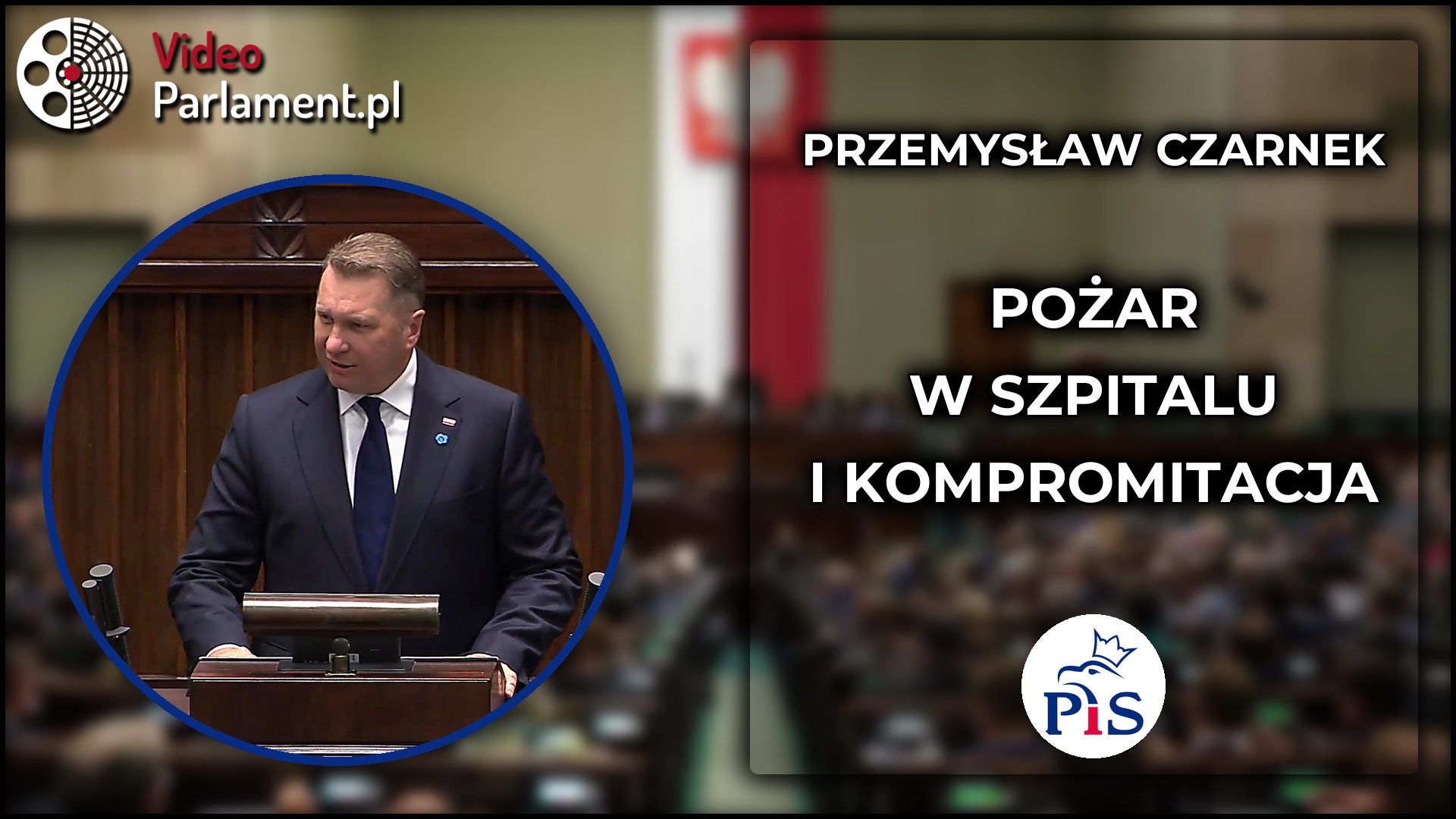 Przemysław Czarnek: Totalna kompromitacja i pożar w szpitalu