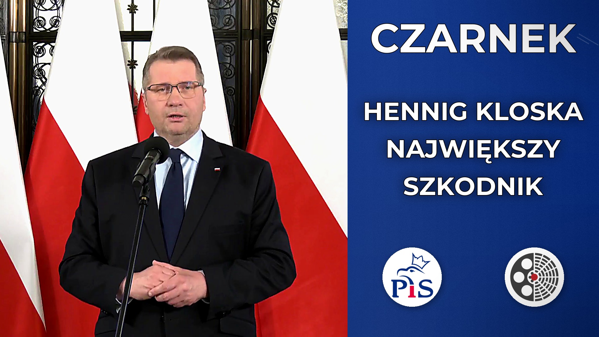 Przemysław Czarnek ostro o Hennig Klosce: "największy szkodnik"