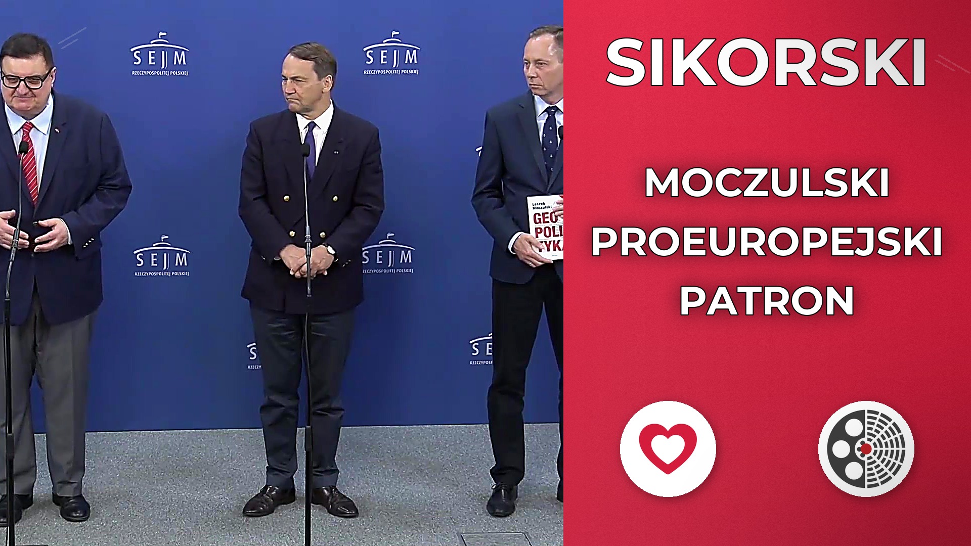Radosław Sikorski: Moczulski wspierał proeuropejską Polskę