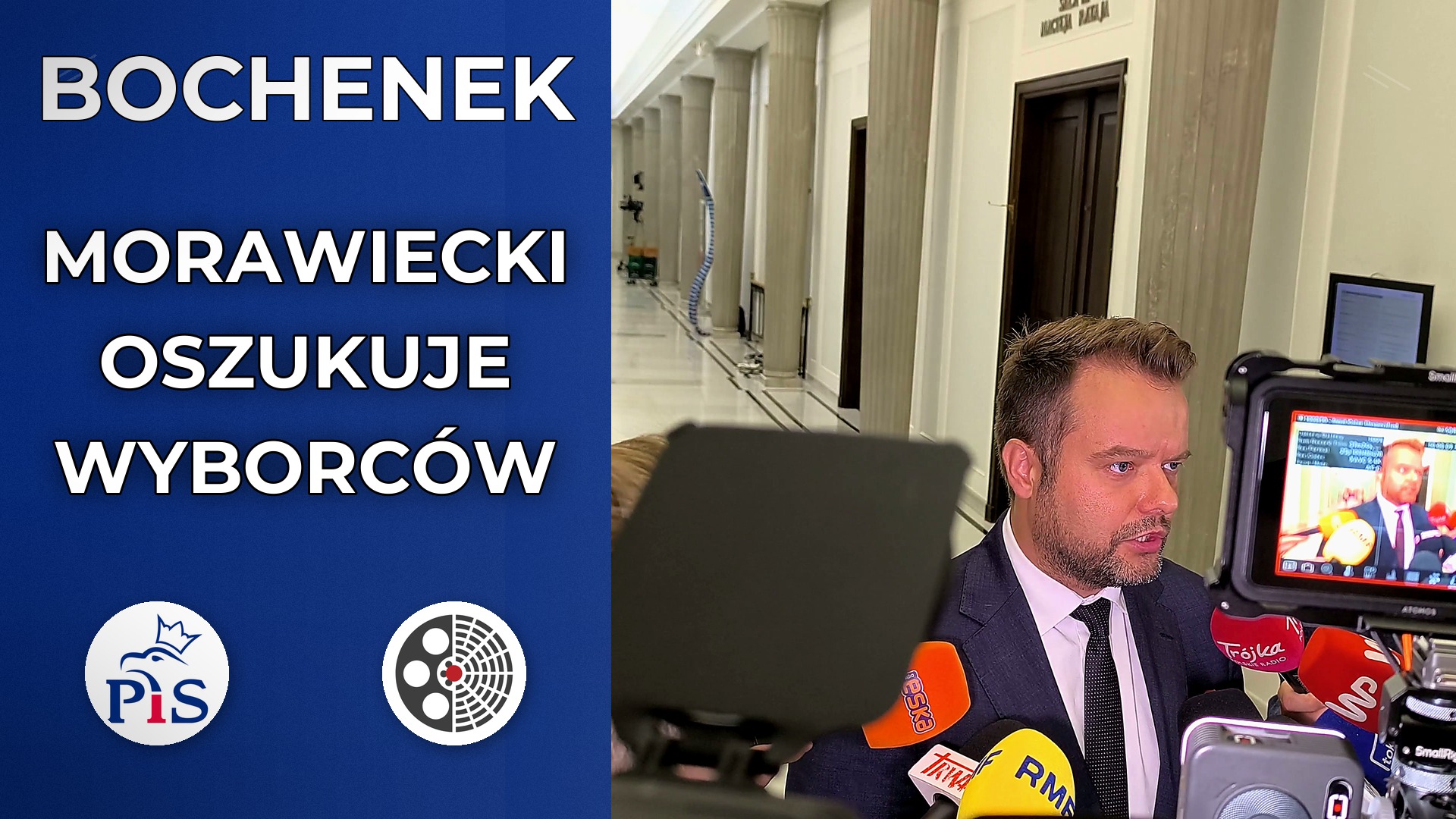 Rafał Bochenek: Morawiecki oszukuje wyborców i wspiera Tuska