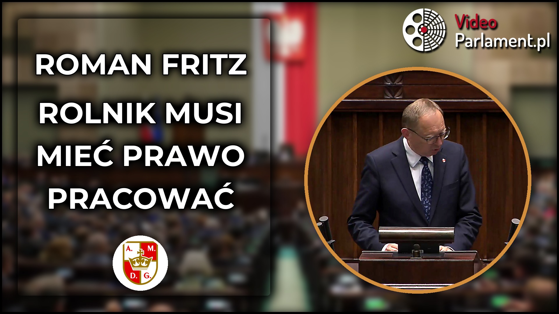 Roman Fritz punktuje błędy w ustawie o rolnictwie