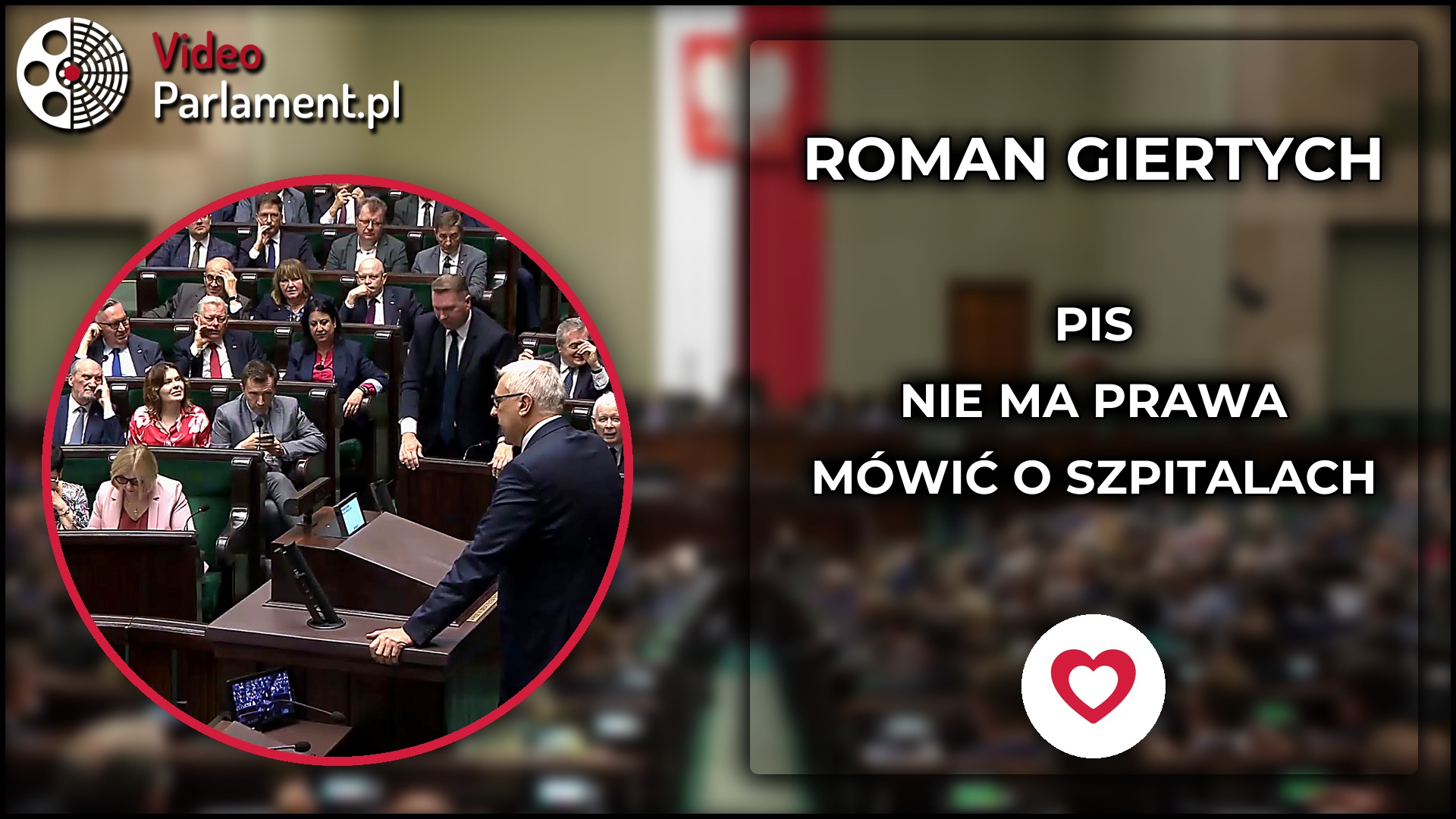 Roman Giertych: PiS nie ma prawa mówić o szpitalach