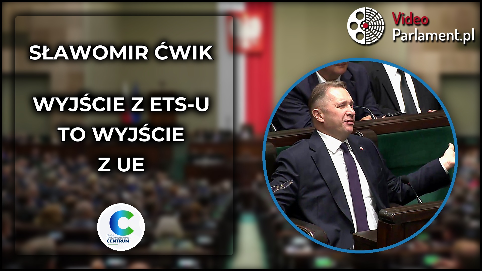 Sławomir Ćwik ostro o ETS-ie i odpowiedzialności PiS