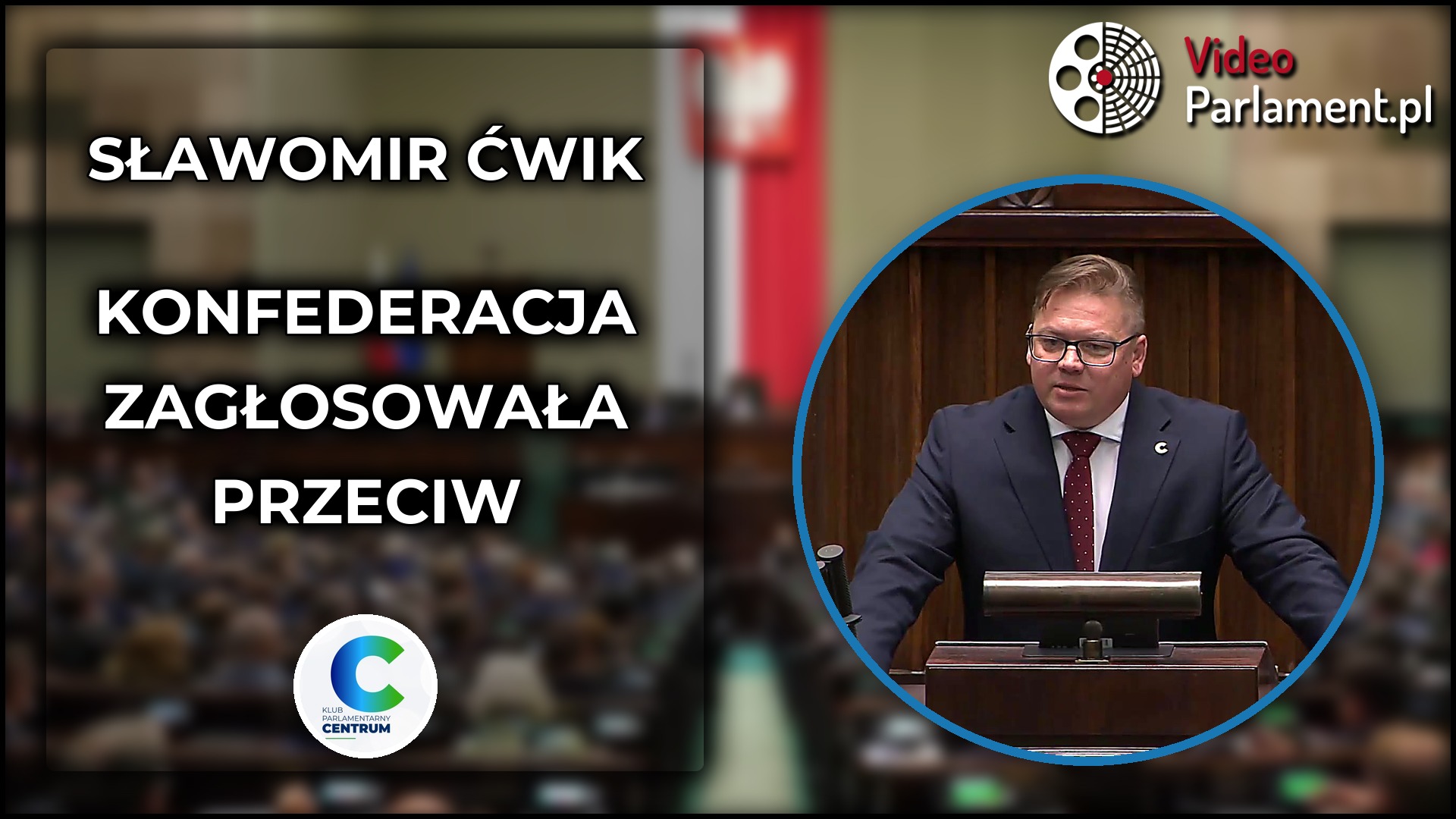 Sławomir Ćwik: Konfederacja głosowała przeciw - paliwo tanie