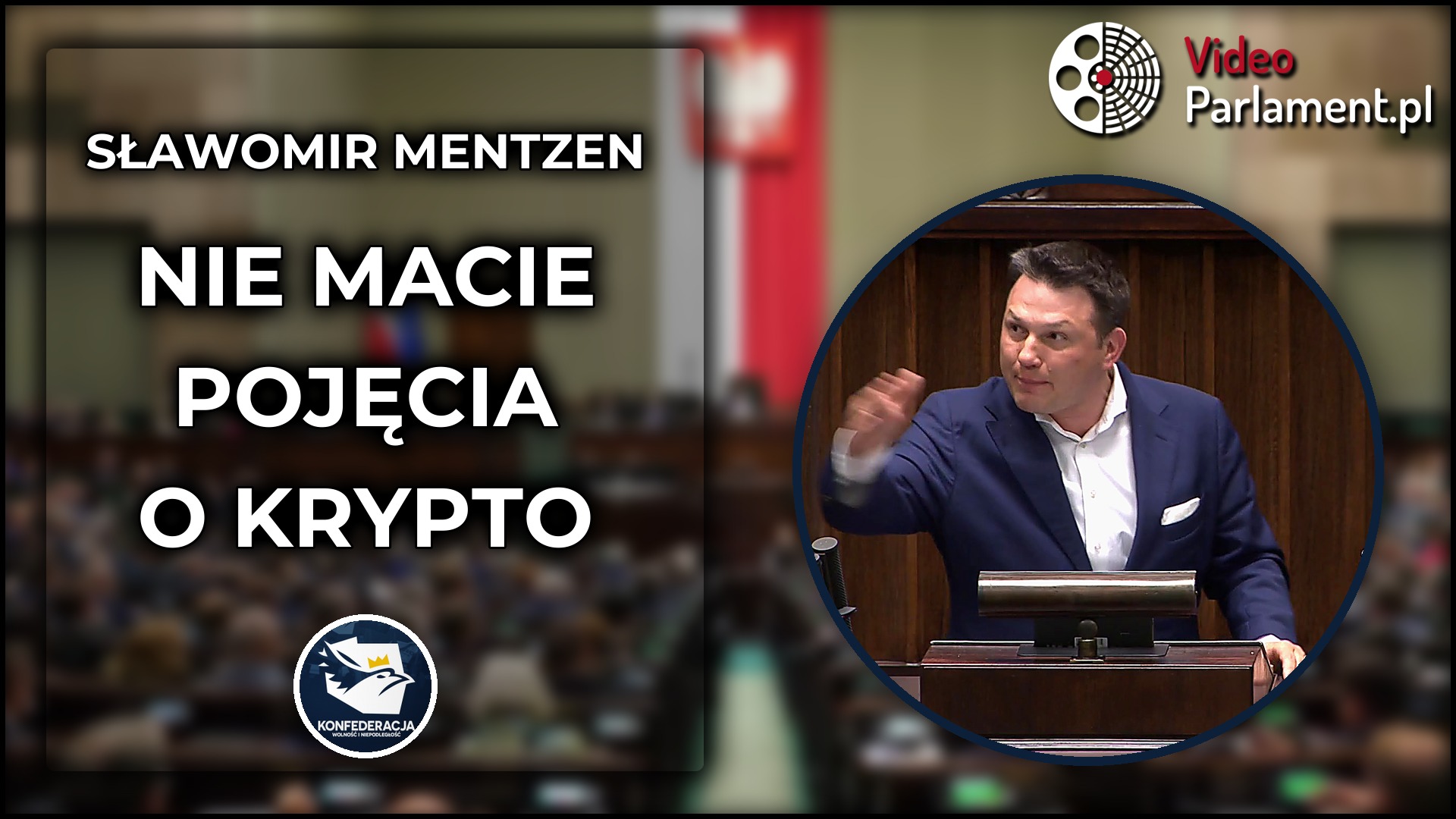 Sławomir Mentzen krytykuje chaos w debacie o kryptowalutach