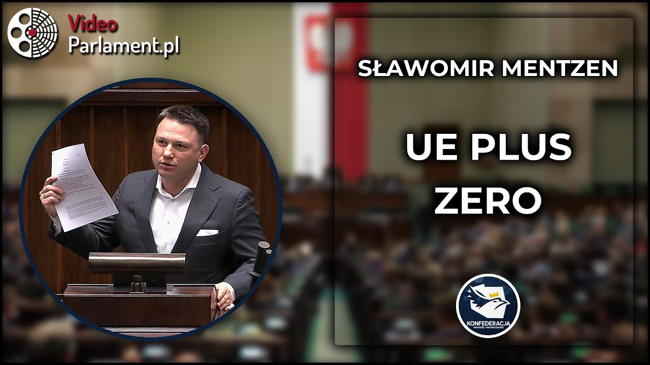 Sławomir Mentzen wzywa: ustawa krypto tylko 'UE plus zero'