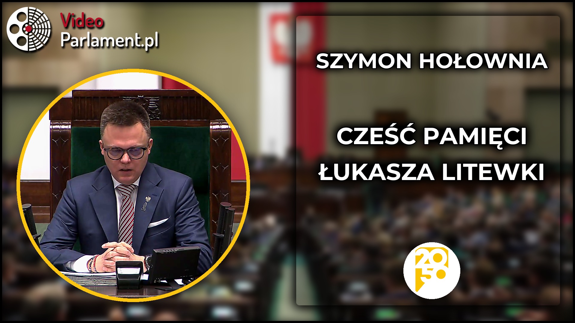 Szymon Hołownia: Niech pamięć Łukasza buduje wspólnotę