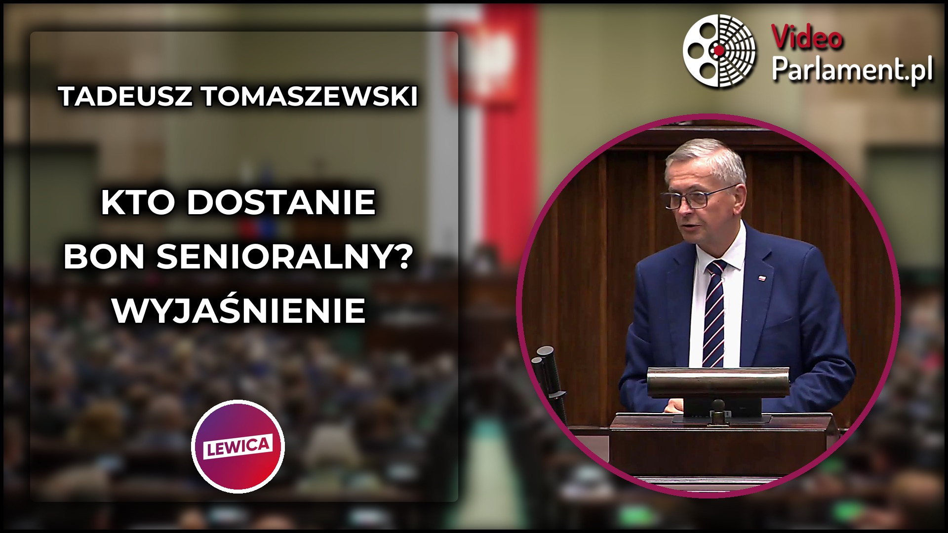 Tadeusz Tomaszewski pyta o rozbieżności w bonie senioralnym