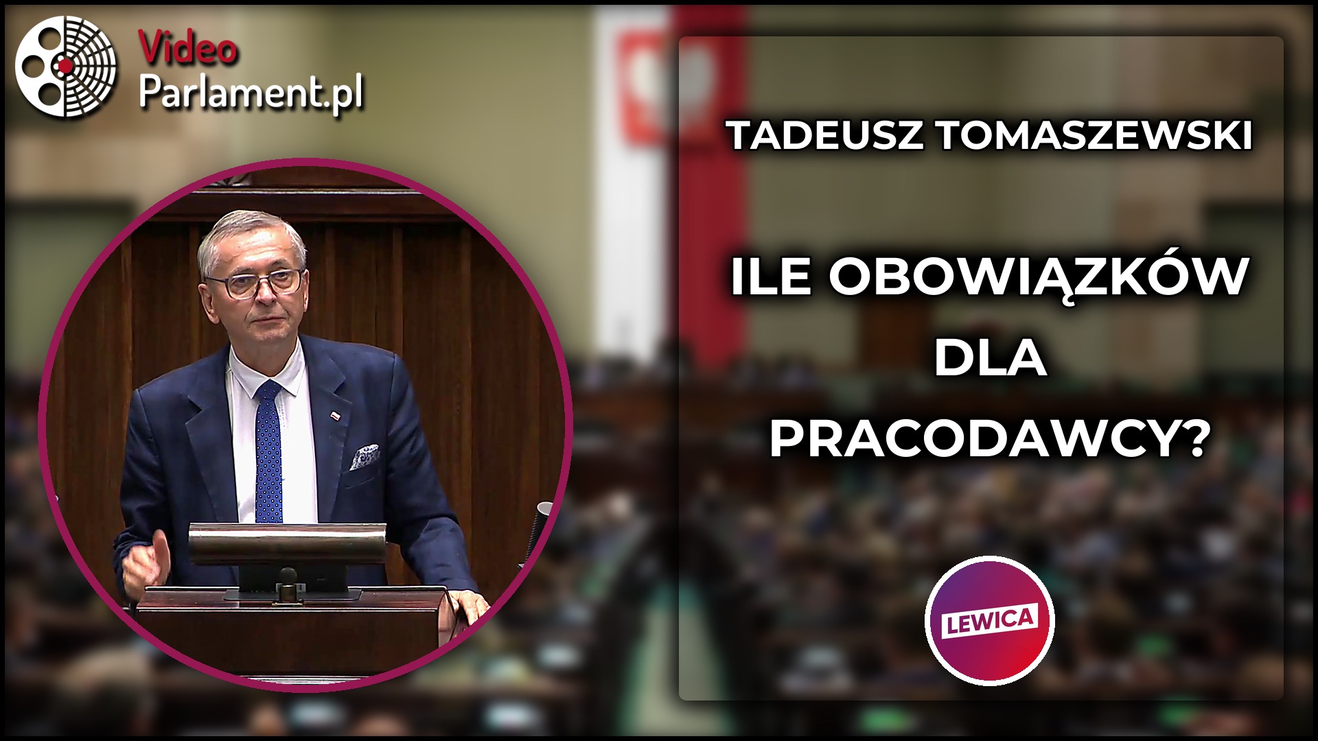 Tadeusz Tomaszewski pyta o nowe obowiązki pracodawców