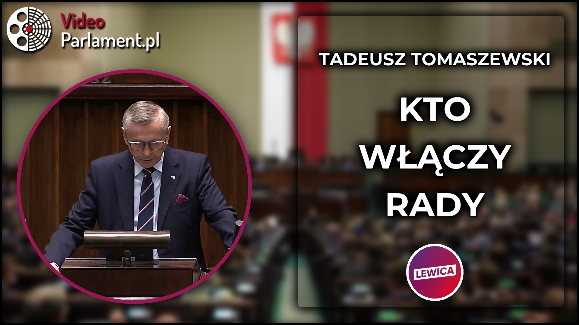 Tadeusz Tomaszewski - Pyta o udział rad w strategii młodzieżowej