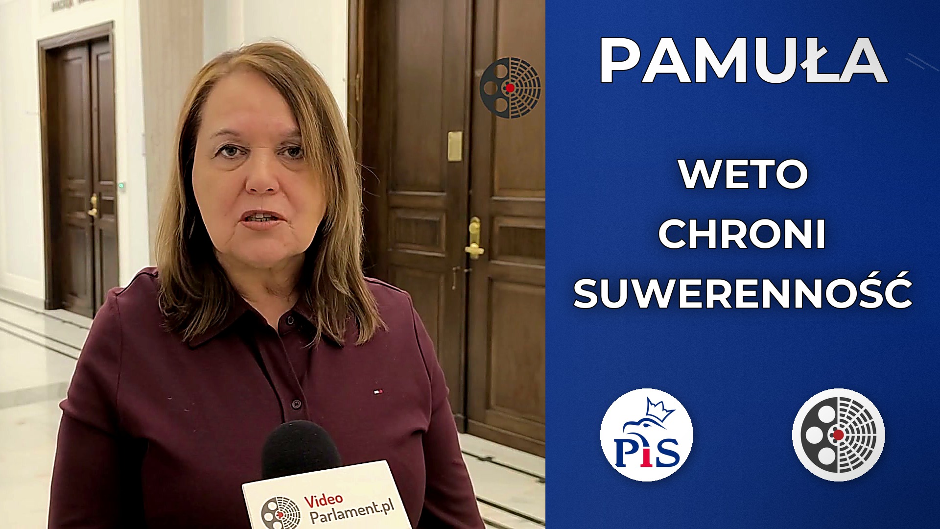 Teresa Pamuła: dziękuję prezydentowi za weto