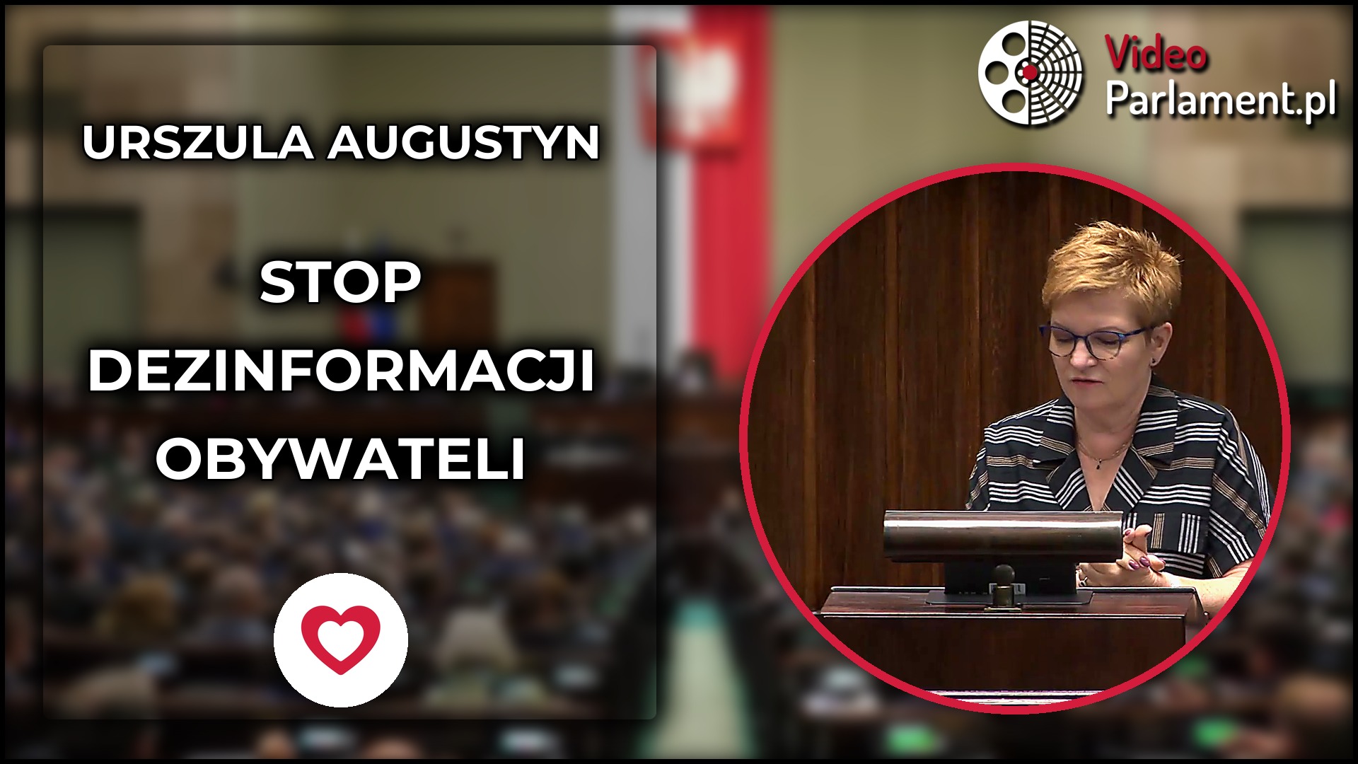 Urszula Augustyn pyta, jak chronić obywateli przed dezinformacją