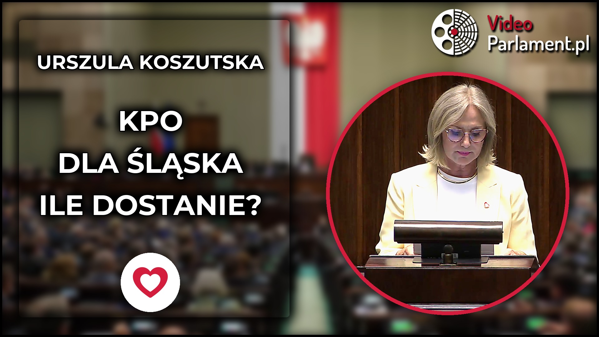 Urszula Koszutska pyta o środki z KPO na Śląsku