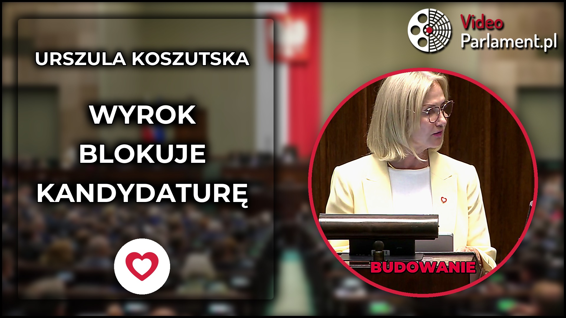 Urszula Koszutska o zakazie kandydowania po wyroku