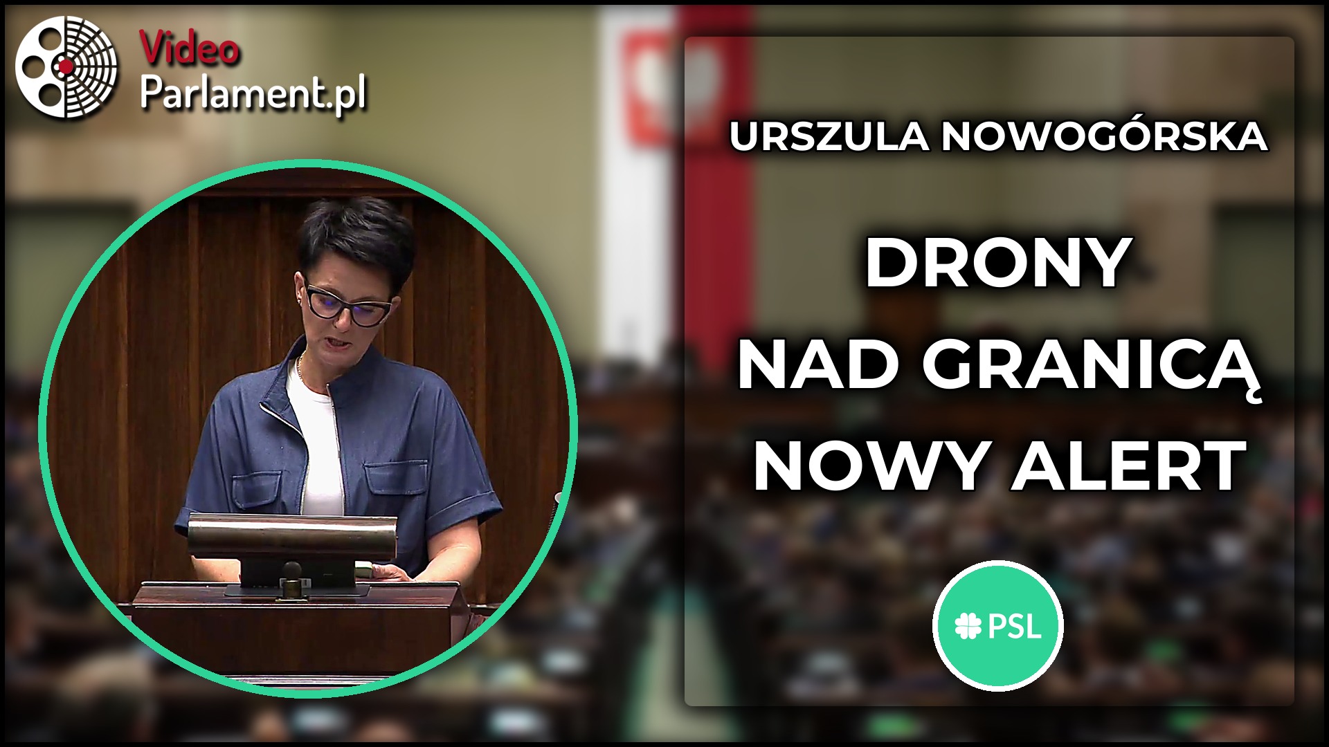 Urszula Nowogórska pyta o antydronową ochronę granicy