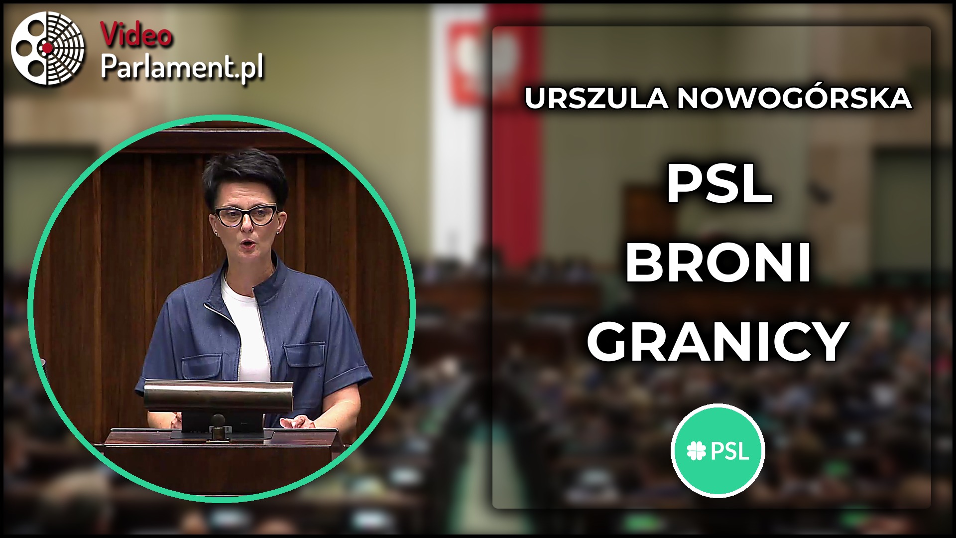 Urszula Nowogórska: PSL popiera kontrolę granicy z Białorusią
