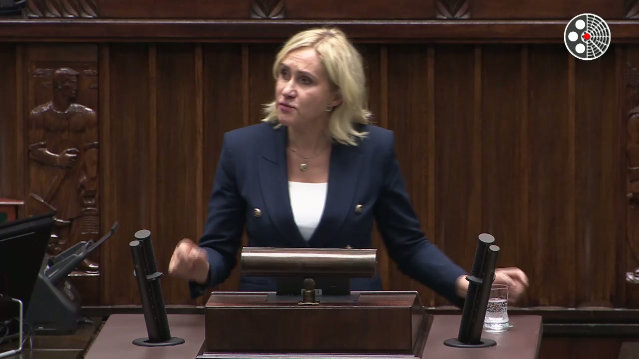 Urszula Pasławska pyta o środki z Polskiego Ładu i pakt dla lasów