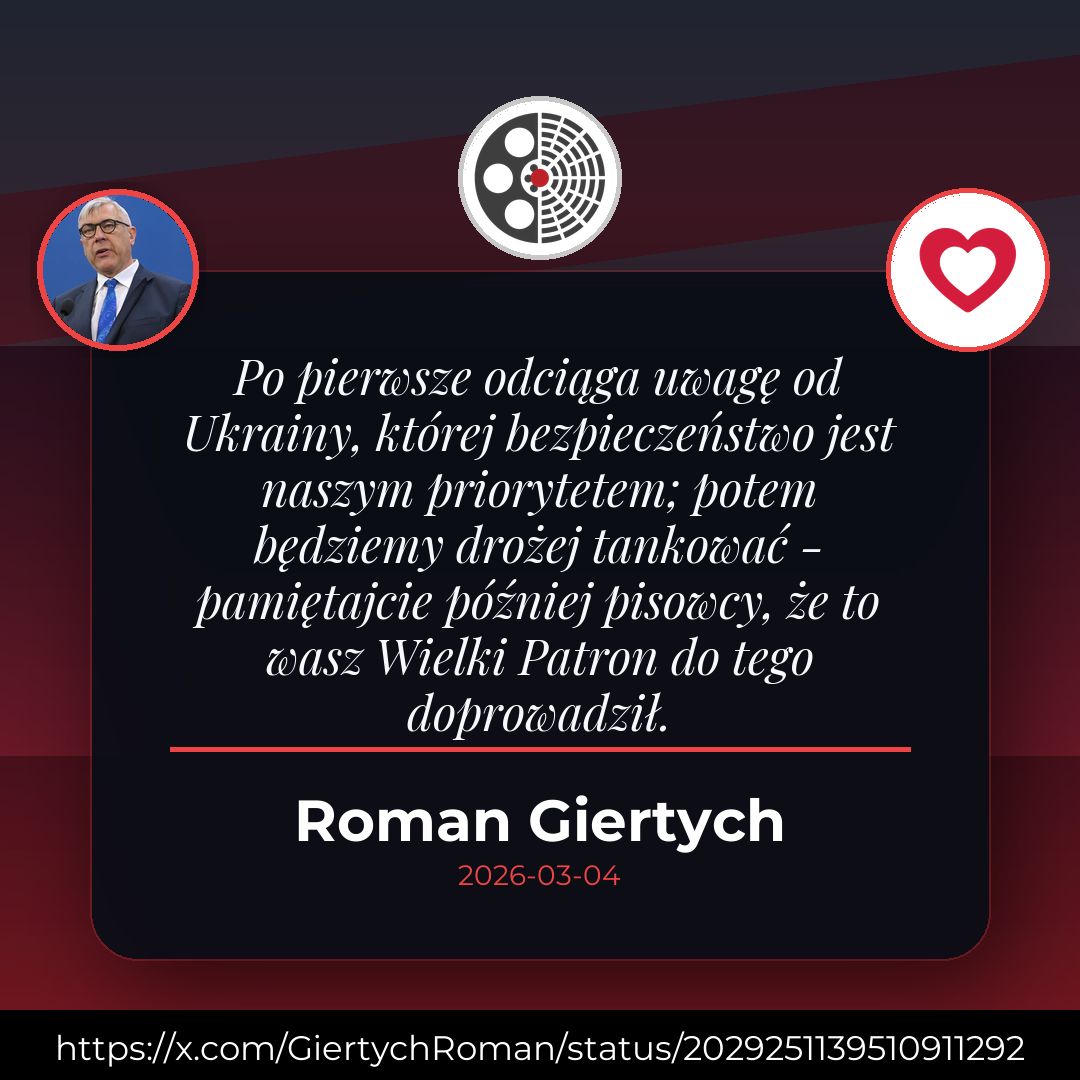 Roman Giertych: wojna z Iranem to zagrożenie dla Polski