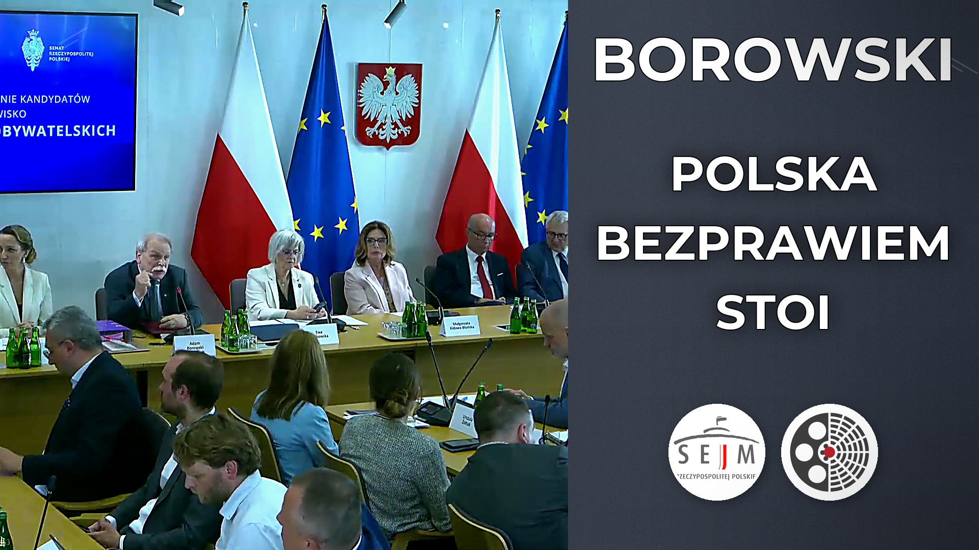 Sejm: OSTRE wystąpienie Adama Borowskiego - kandydata na RPO