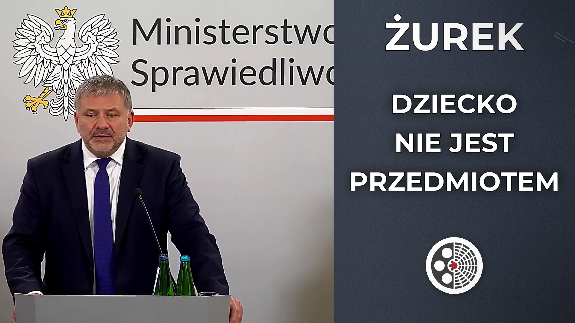 Konferencja prasowa Ministra Sprawiedliwości Waldemara Żurka