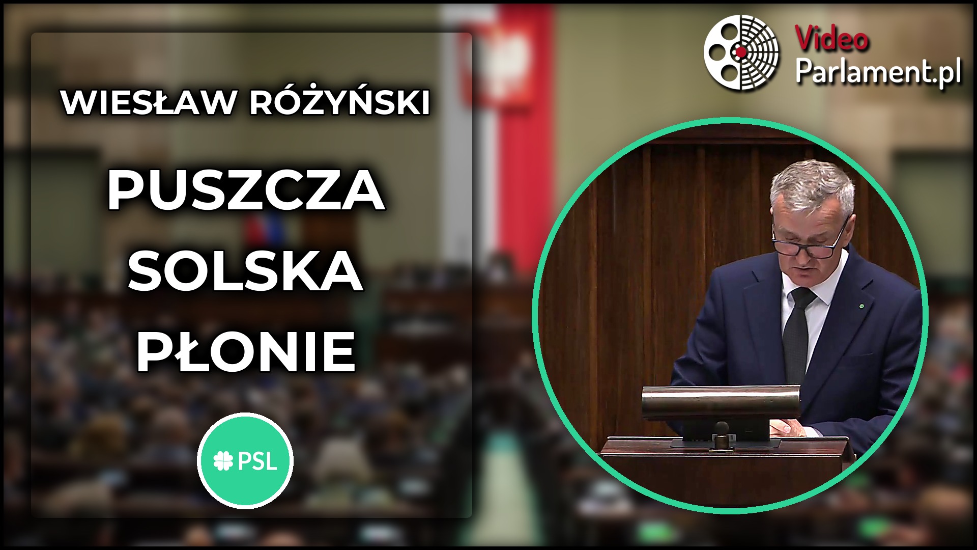 Wiesław Różyński o pożarze Puszczy Solskiej i śmierci pilota