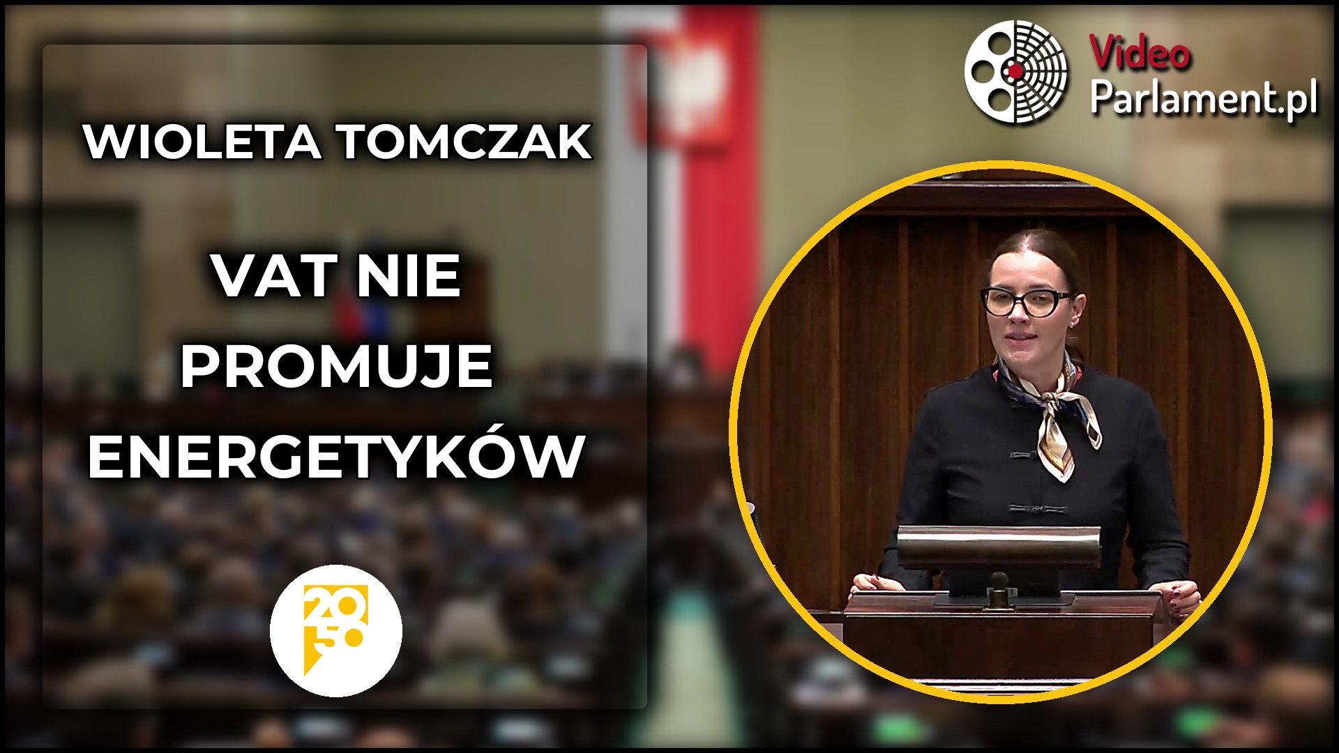 Wioleta Tomczak: VAT nie powinien promować energetyków
