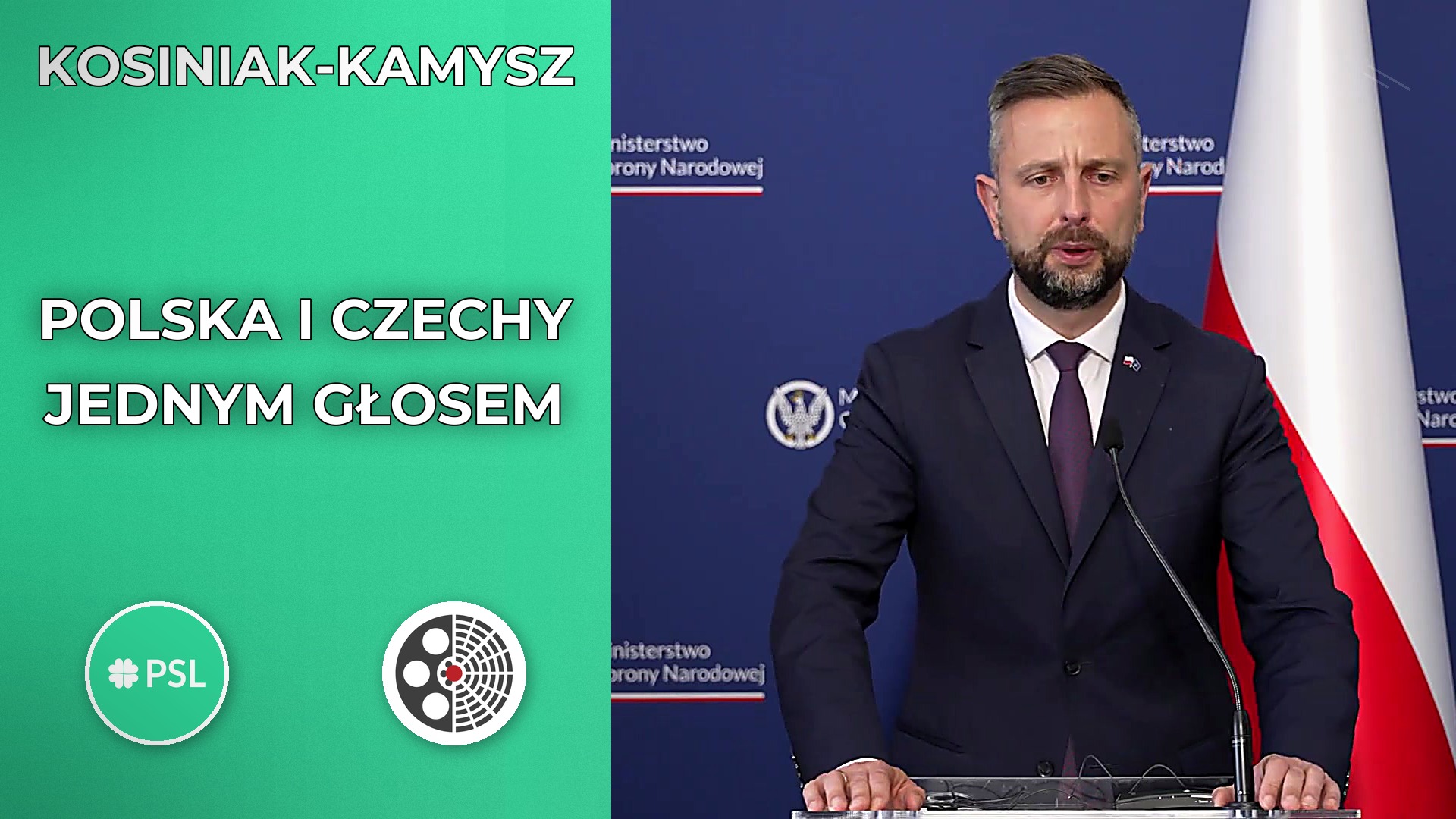 Władysław Kosiniak-Kamysz: Polska i Czechy mówią jednym głosem