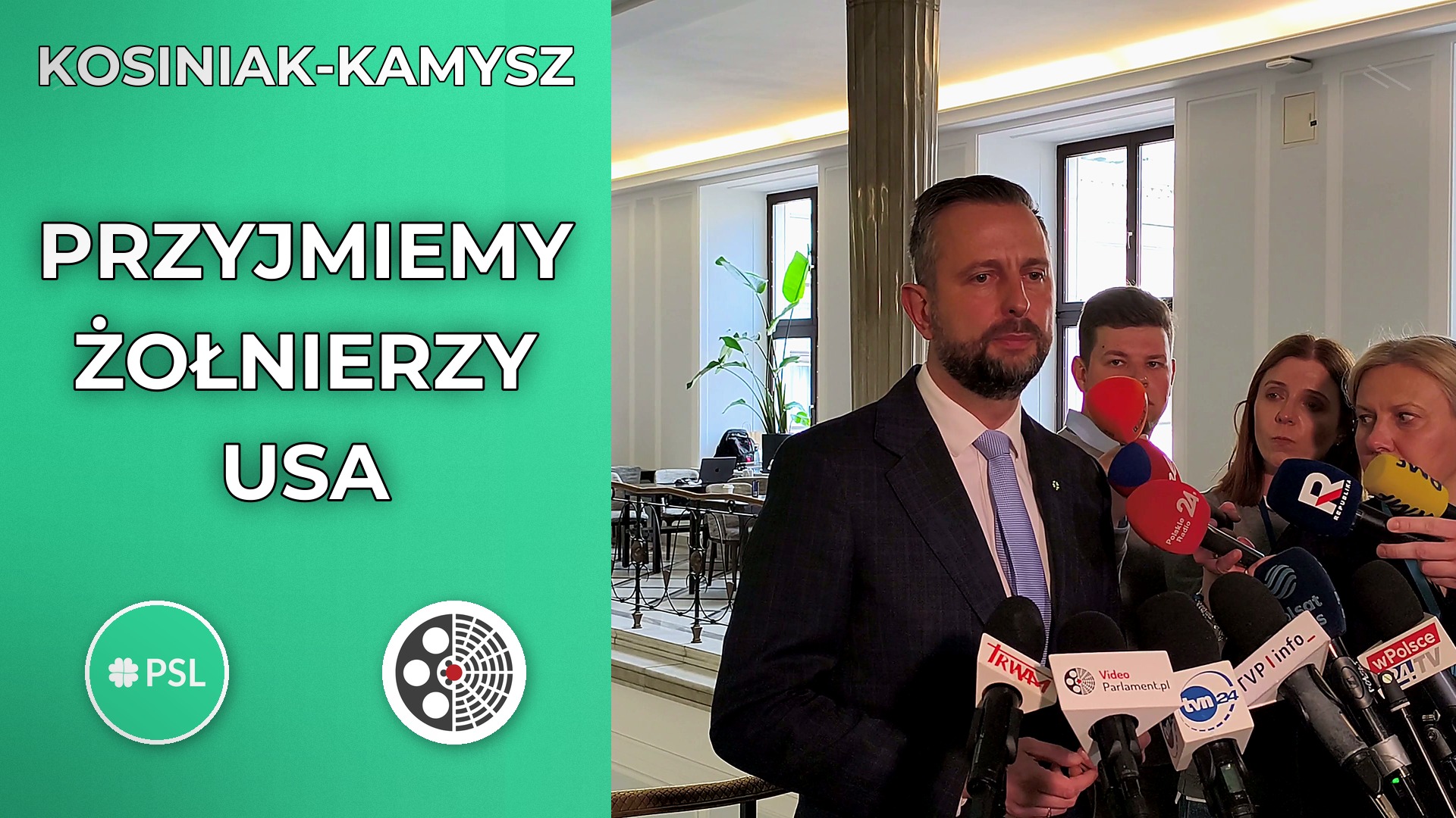 Władysław Kosiniak-Kamysz: Polska gotowa przyjąć żołnierzy USA