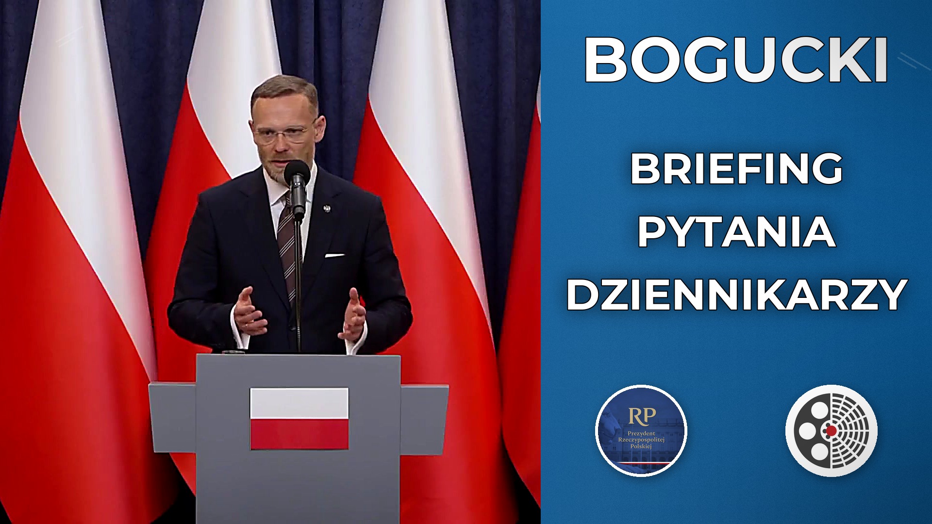 Briefing dla mediów Szefa KPRP Zbigniewa Boguckiego